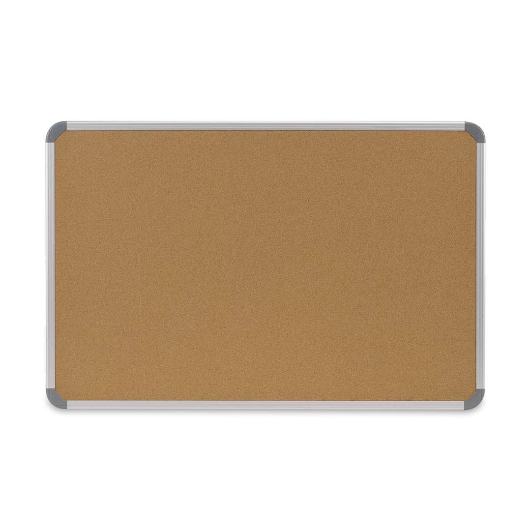 Open in modal - Cintra Cork Boards - Front view of Aluminum Framed Cork Board
