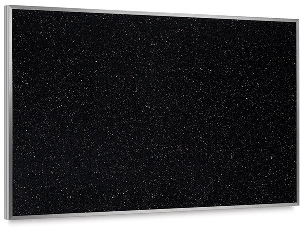 Open in modal - Recycled Rubber Tackboard - Angled view of Rectangular Tackboard