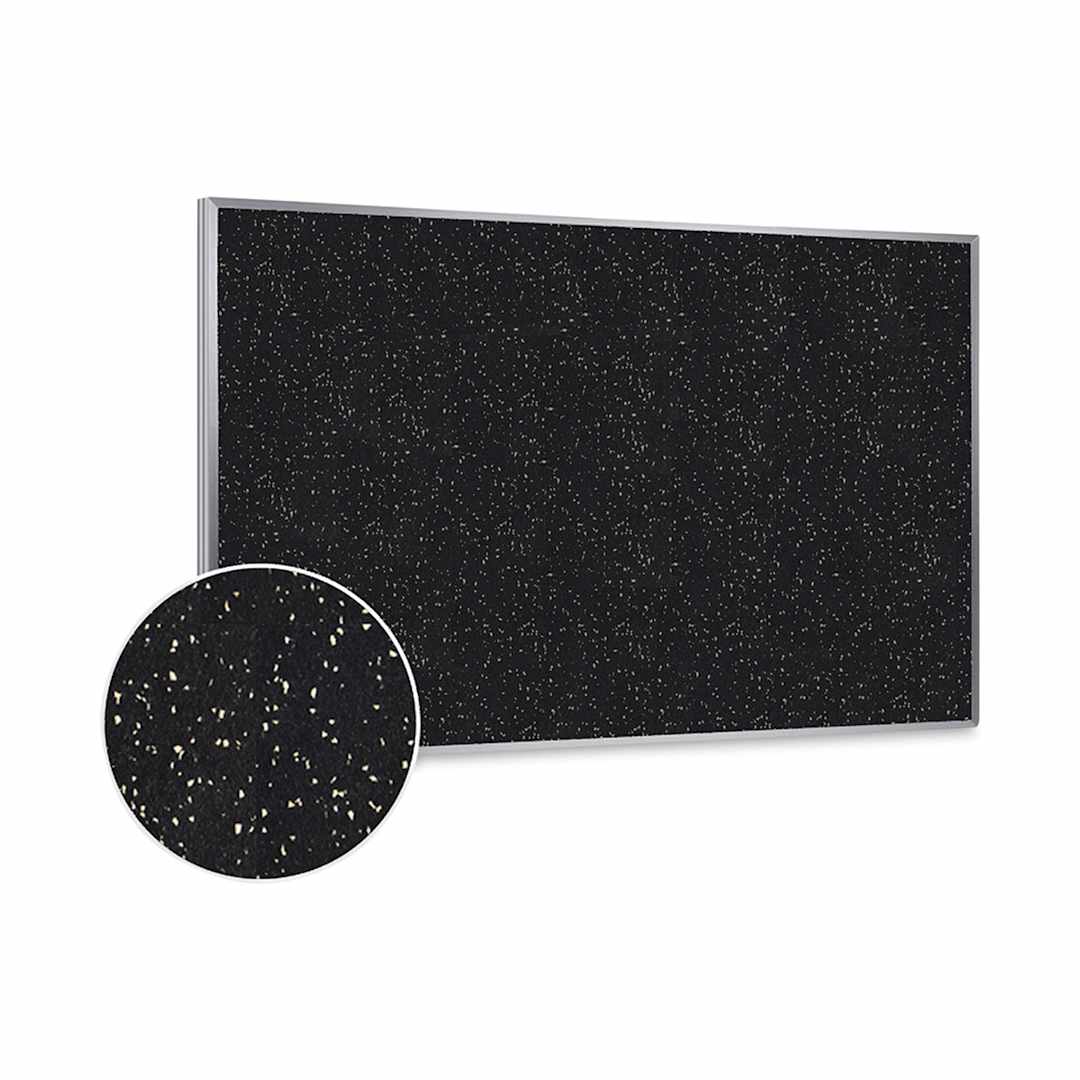 Open in modal - Ghent Recycled Rubber Tackboard - 4 ft x 3 ft, Tan Speckled