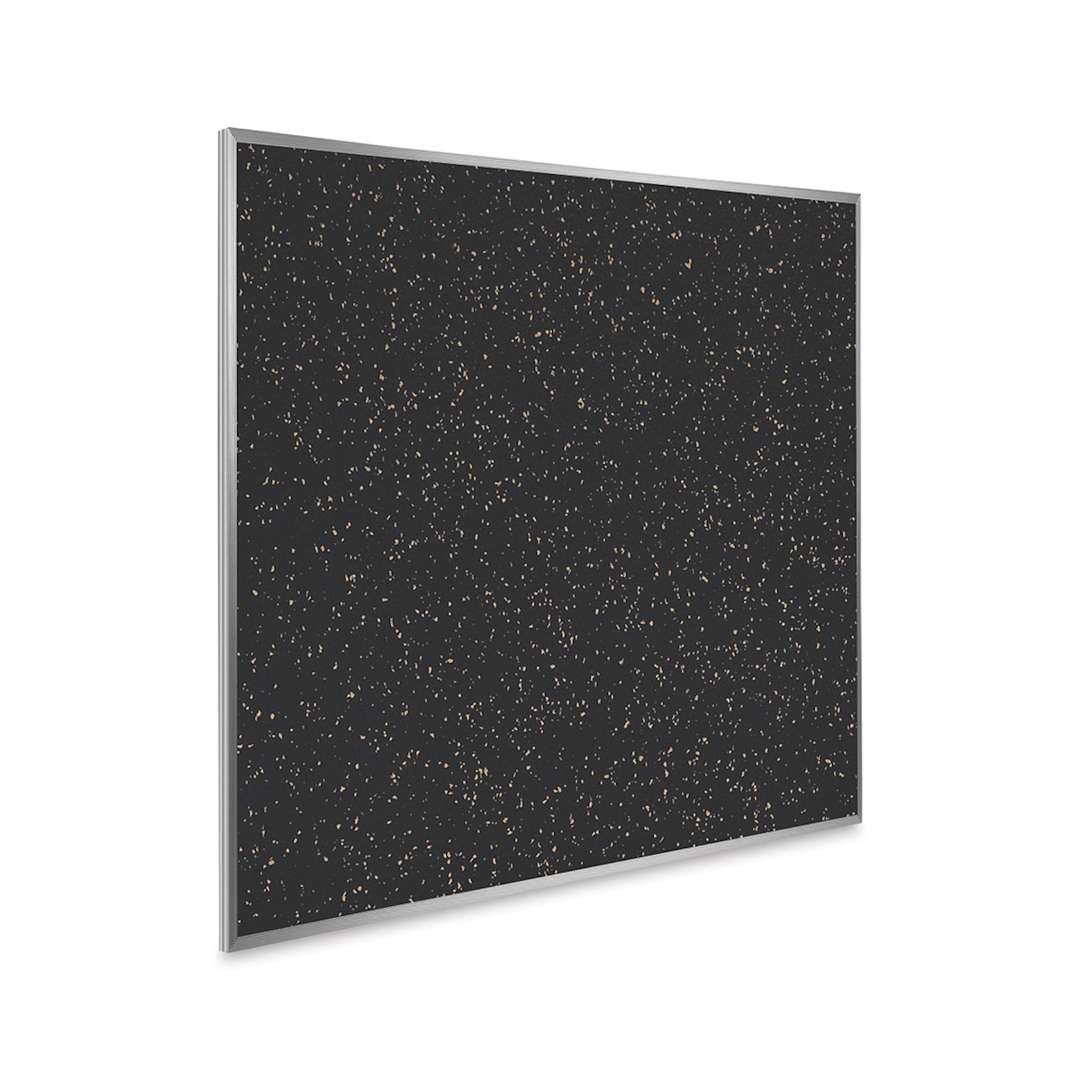 Open in modal - Ghent Recycled Rubber Tackboard - 4 ft x 4 ft, Tan Speckled