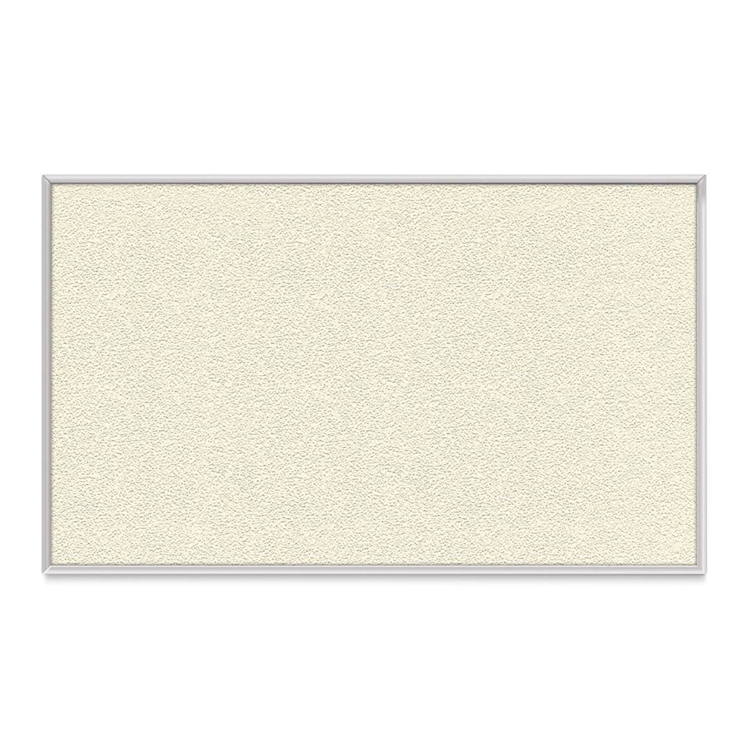 Open in modal - Ghent PremaTak Tackboard - 6 ft x 4 ft, Ivory, Vinyl, Aluminum Frame