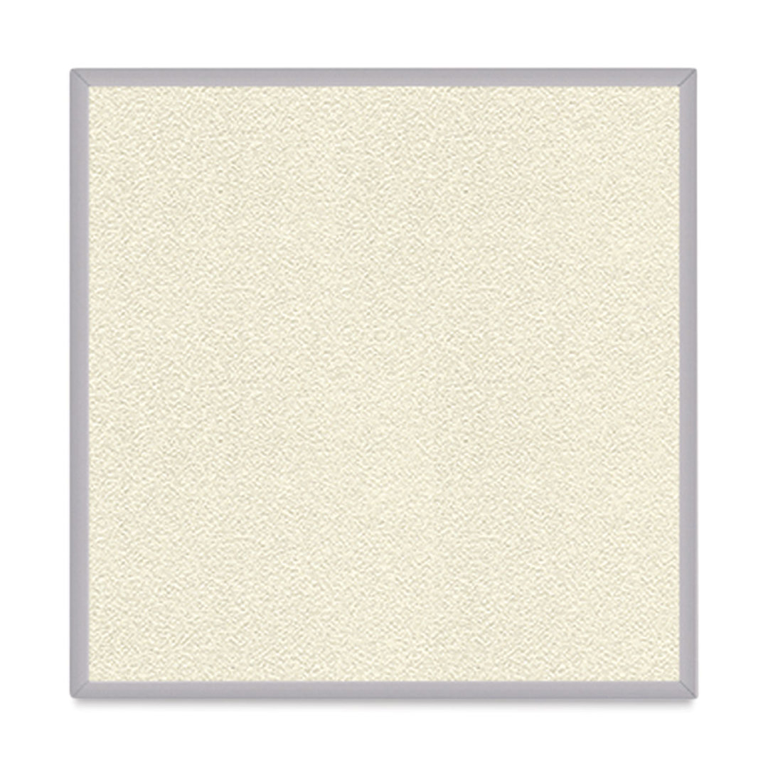 Open in modal - Ghent PremaTak Tackboard - 4 ft x 4 ft, Ivory, Vinyl, Aluminum Frame
