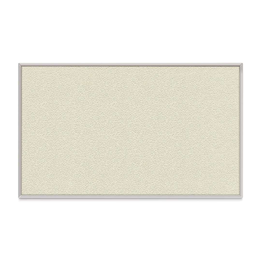 Open in modal - Ghent PremaTak Tackboard - 4 ft x 8 ft, Ivory, Vinyl, Aluminum Frame