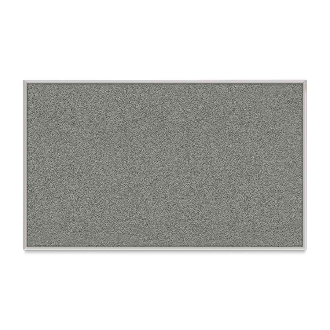 Open in modal - Ghent PremaTak Tackboard - 4 ft x 5 ft, Stone, Vinyl, Aluminum Frame