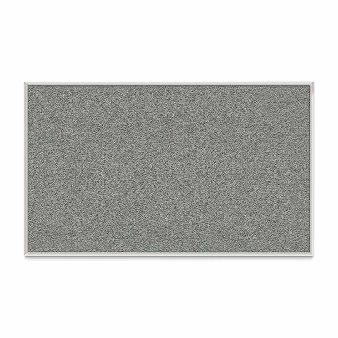 Open in modal - Ghent PremaTak Tackboard - 4 ft x 6 ft, Stone, Vinyl, Aluminum Frame