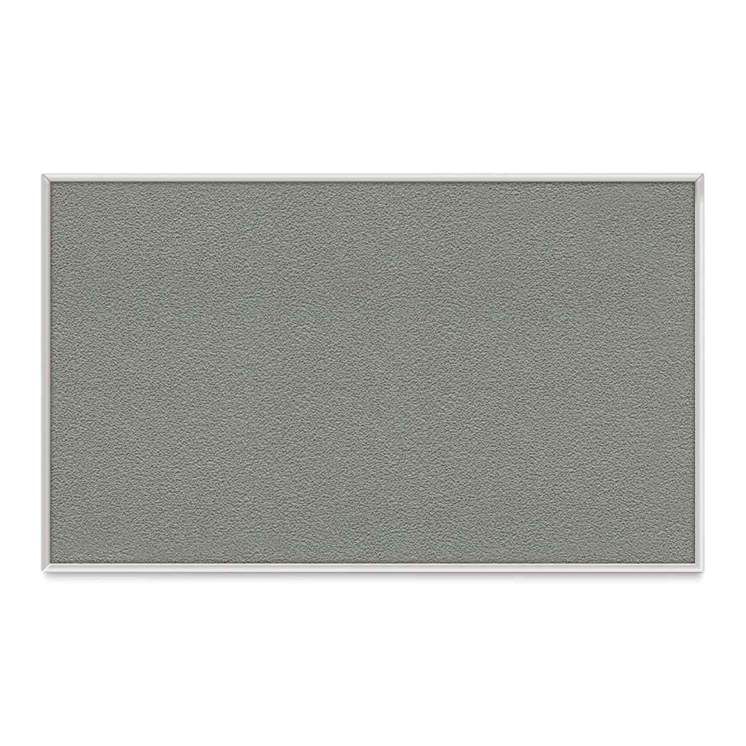 Open in modal - Ghent PremaTak Tackboard - 24" x 36", Stone, Vinyl, Aluminum Frame