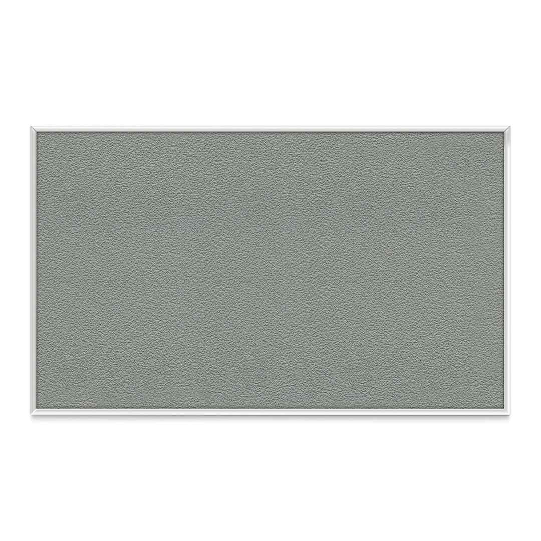 Open in modal - Ghent PremaTak Tackboard - 36" x 48", Stone, Vinyl, Aluminum Frame