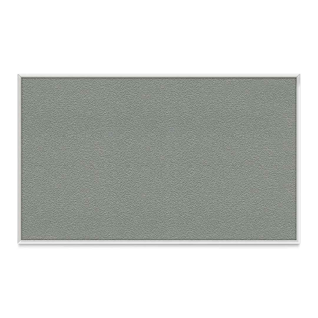 Open in modal - Ghent PremaTak Tackboard - 4 ft x 8 ft, Stone, Vinyl, Aluminum Frame
