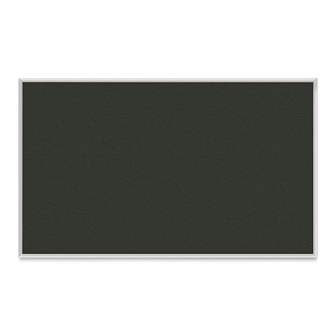 Open in modal - Ghent PremaTak Tackboard - 24" x 36", Ebony, Vinyl, Aluminum Frame