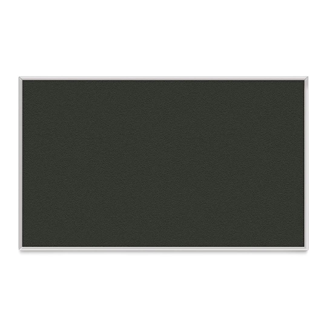 Open in modal - Ghent PremaTak Tackboard - 4 ft x 8 ft, Ebony, Vinyl, Aluminum Frame