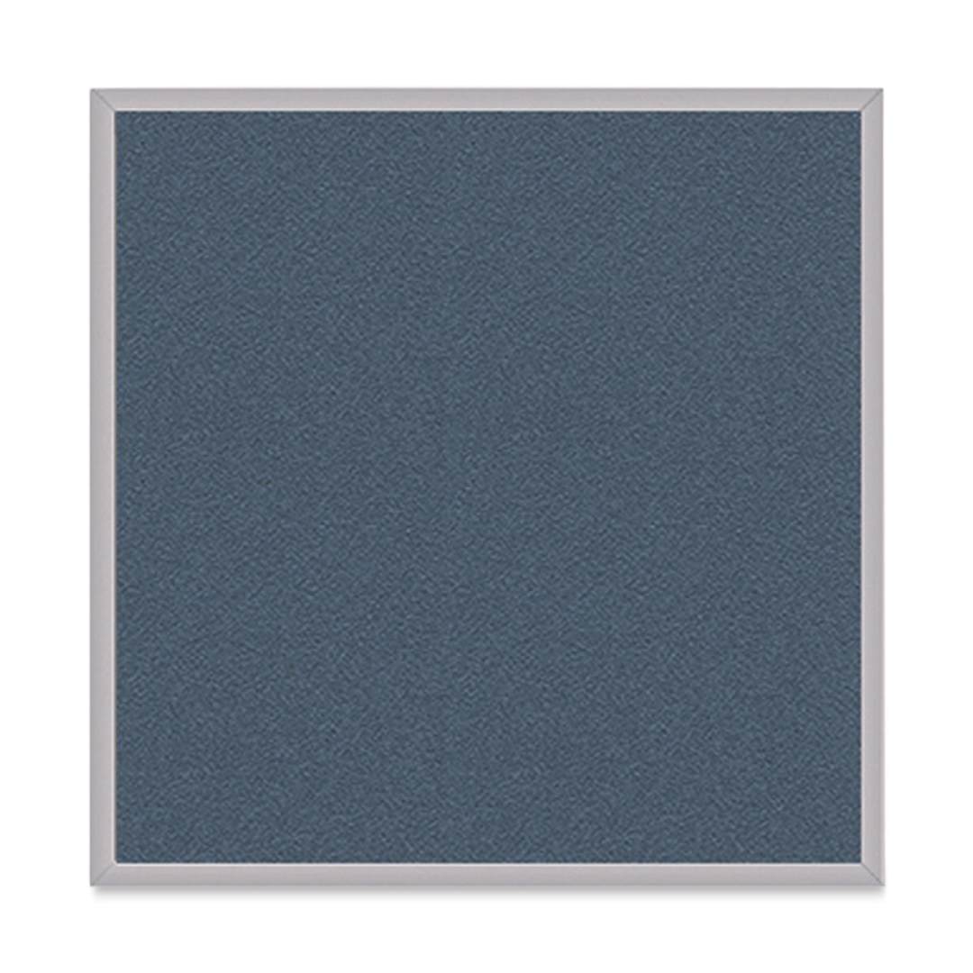Open in modal - Ghent PremaTak Tackboard - 4 ft x 4 ft, Ocean, Vinyl, Aluminum Frame