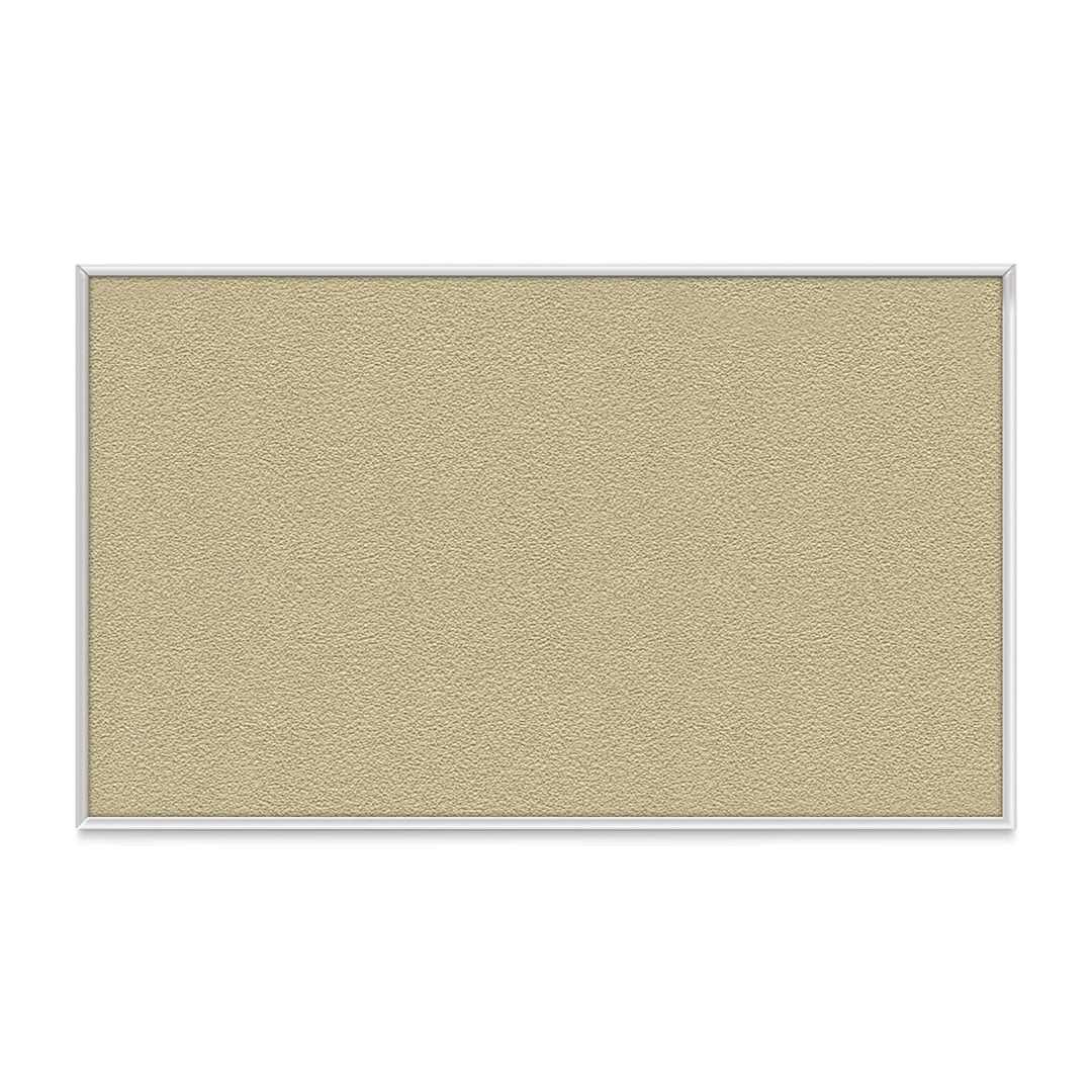 Open in modal - Ghent PremaTak Tackboard - 3 ft x 5 ft, Caramel, Vinyl, Aluminum Frame