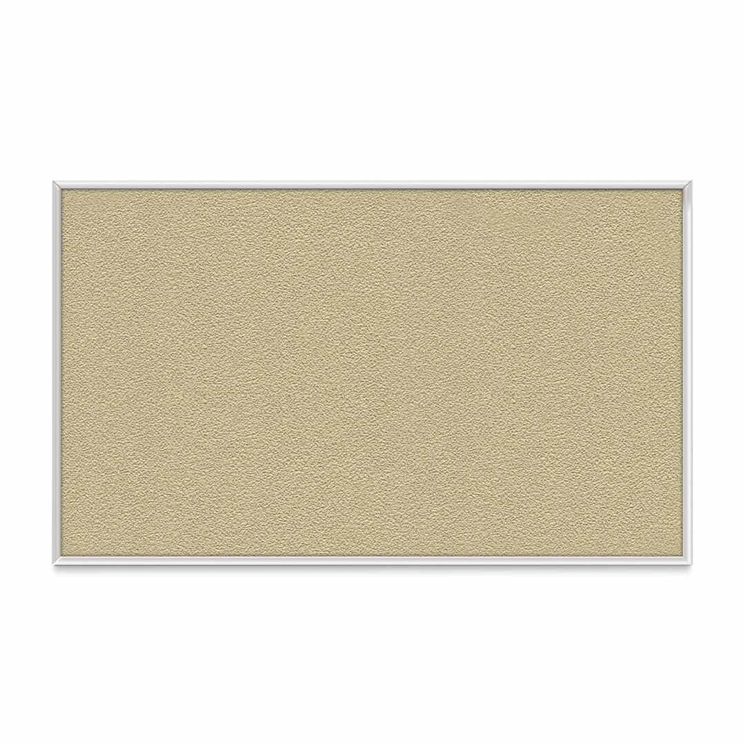 Open in modal - Ghent PremaTak Tackboard - 4 ft x 8 ft, Caramel, Vinyl, Aluminum Frame