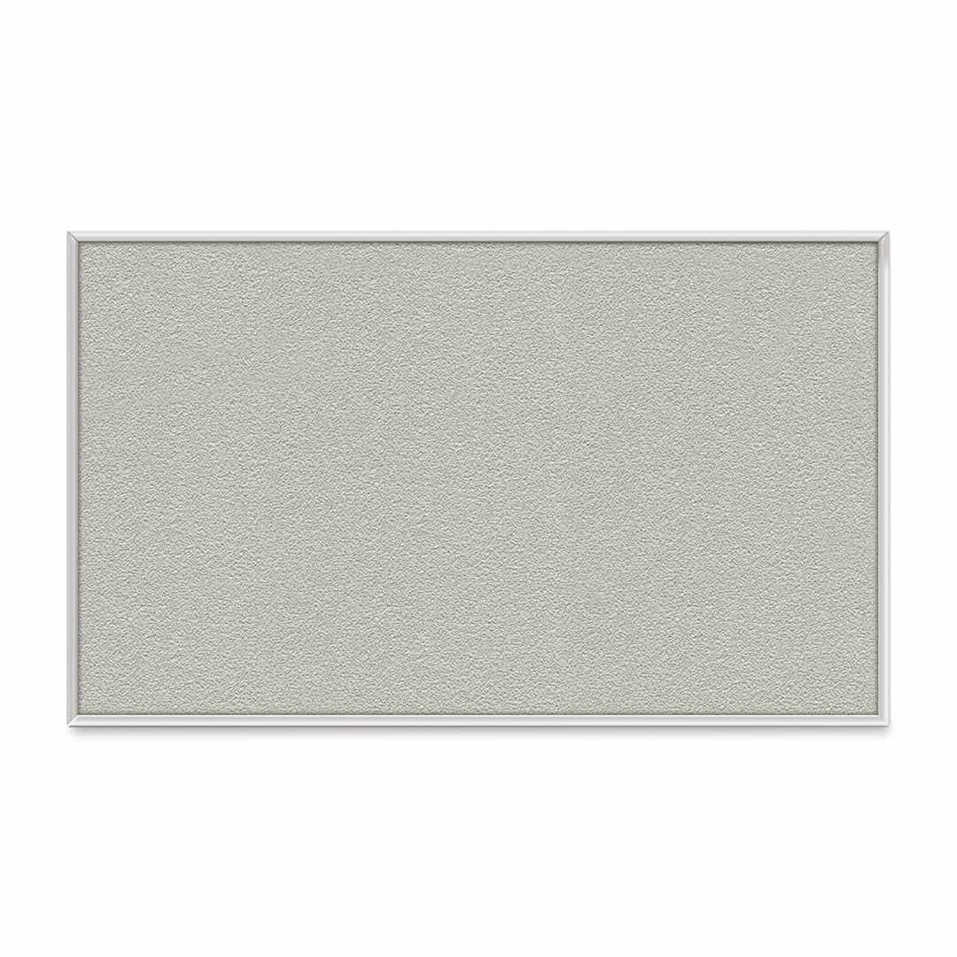 Open in modal - Ghent PremaTak Tackboard - 3 ft x 5 ft, Silver, Vinyl, Aluminum Frame