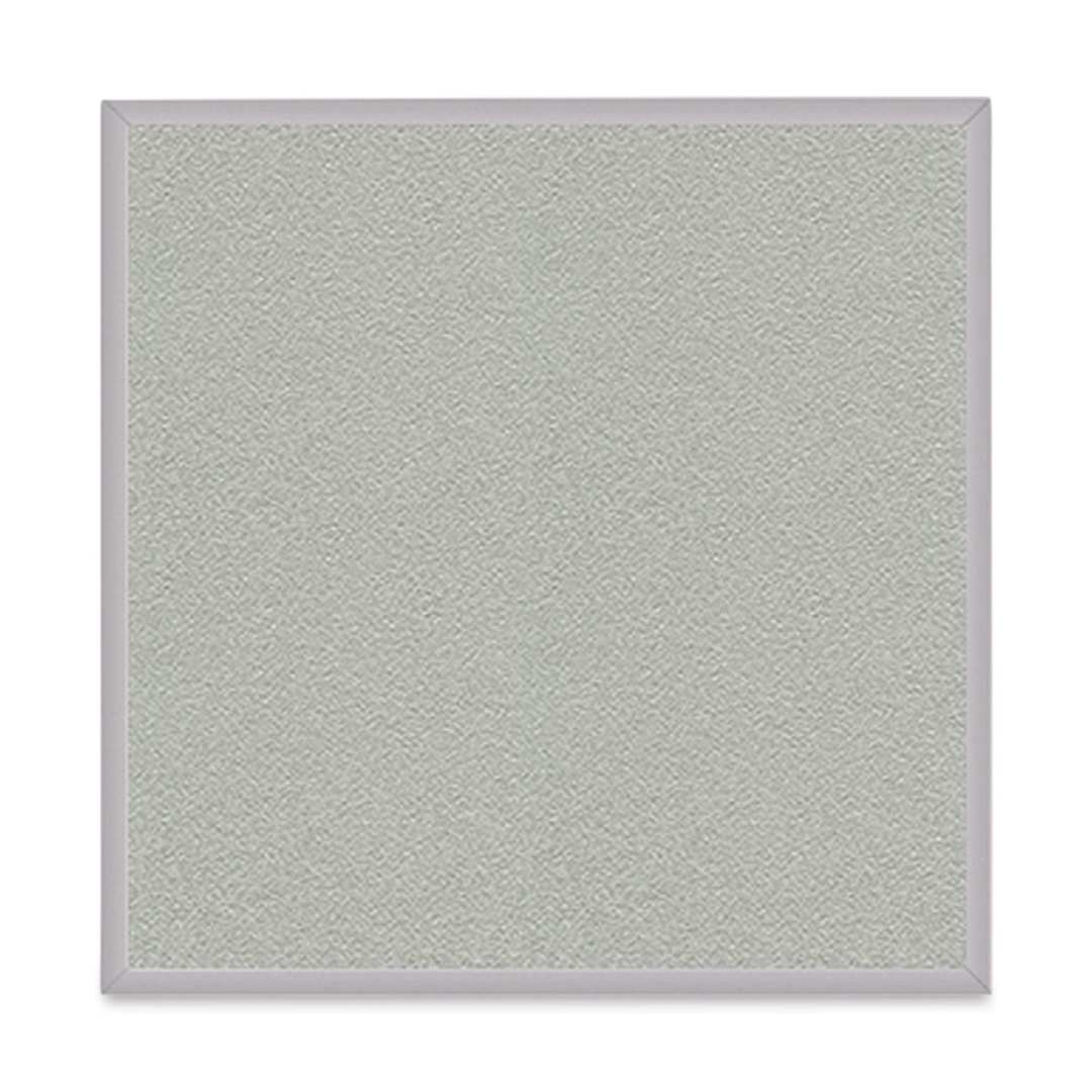 Open in modal - Ghent PremaTak Tackboard - 4 ft x 4 ft, Silver, Vinyl, Aluminum Frame