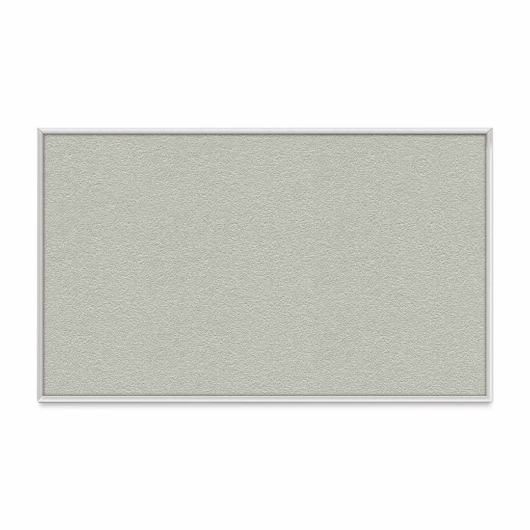 Open in modal - Ghent PremaTak Tackboard - 4 ft x 8 ft, Silver, Vinyl, Aluminum Frame