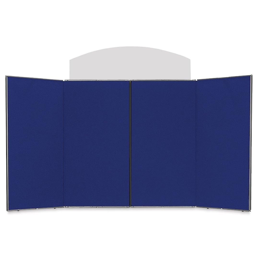 Open in modal - Expostar ShowStyle Briefcase Tabletop Display - Royal Blue