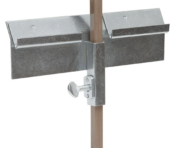 Open in modal - Walker System Hi-Holder - Rear view showing Wire holder