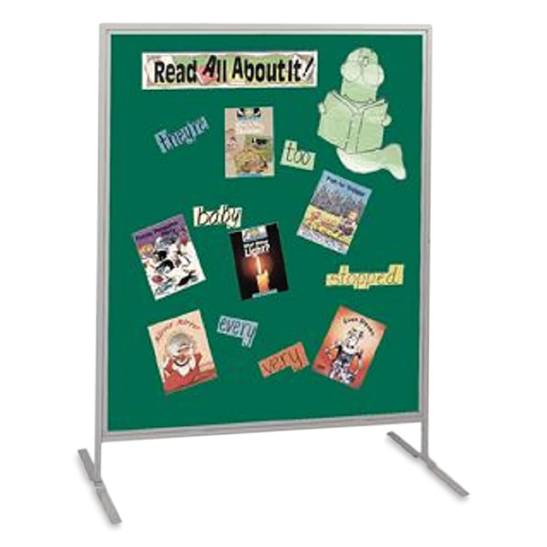 Open in modal - Multiplex Child Size Panel - Green Fabric, Hook & Loop Fabric, Gray Frame - in use (materials not included)