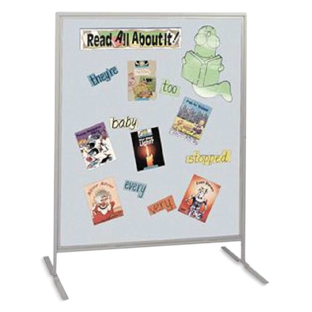 Open in modal - Multiplex Child Size Panel - Silver Fabric, Hook & Loop Fabric, Gray Frame