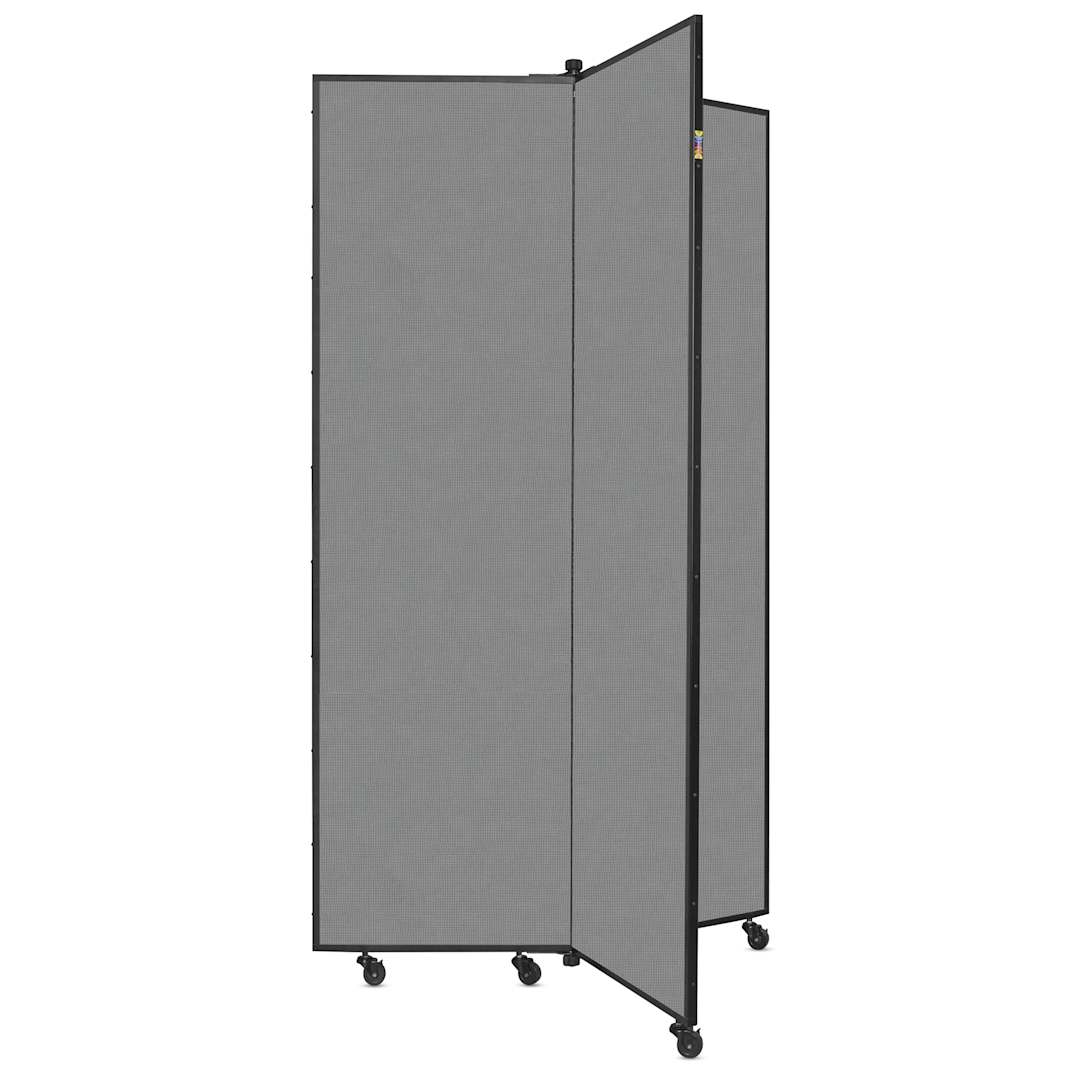 Open in modal - Screenflex Mobile Display - 6 ft 5", Gray, 3 Panel