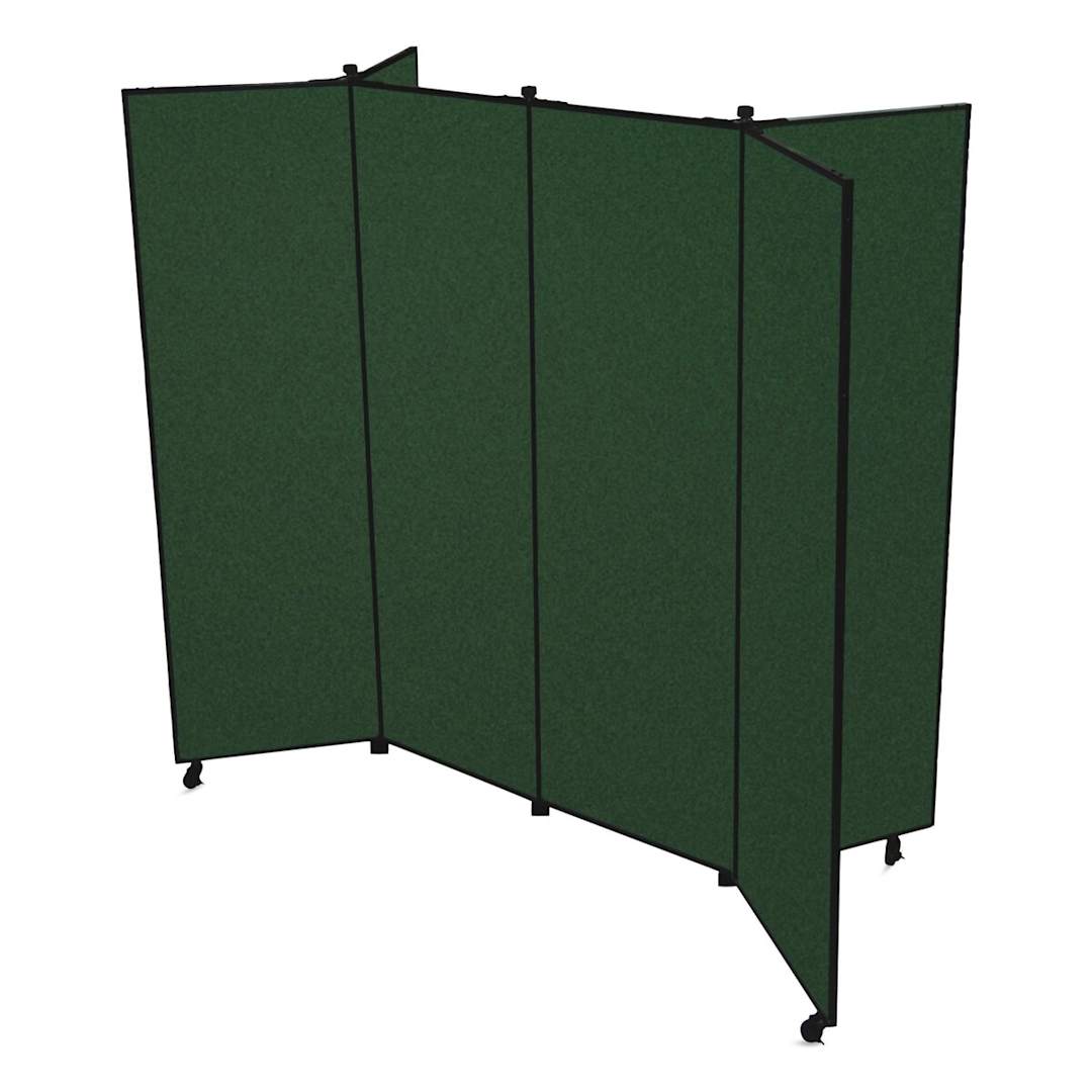 Open in modal - Screenflex Mobile Display - 6 ft 5", Green, 6 Panel