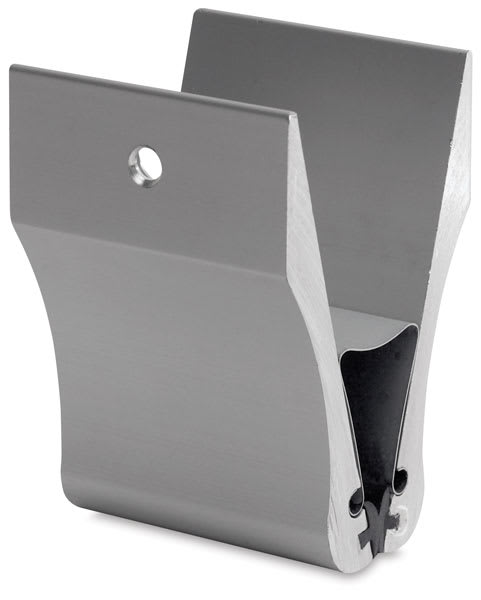 Open in modal - Testrite Visual Clamps - Upright Wall Mount Silver Clamp