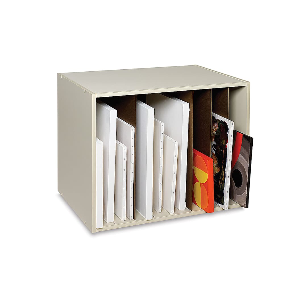 Open in modal - Safco Art Rack - 36" x 29" x 24 1/4", Single 9 (materials not included)