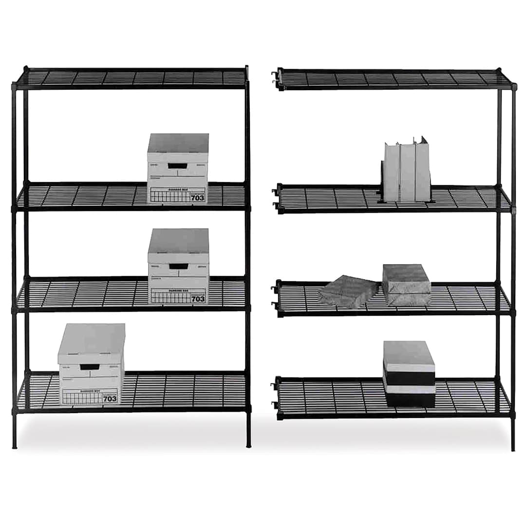 Open in modal - Wire 4-Shelf Unit, Starter