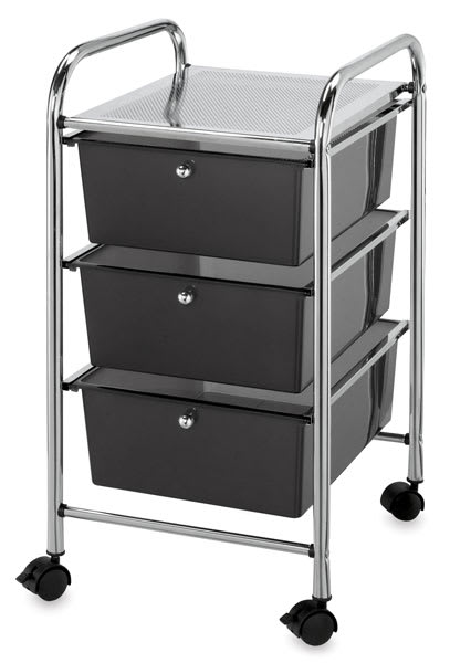 Open in modal - Mobile Storage Cart, 3-Drawer