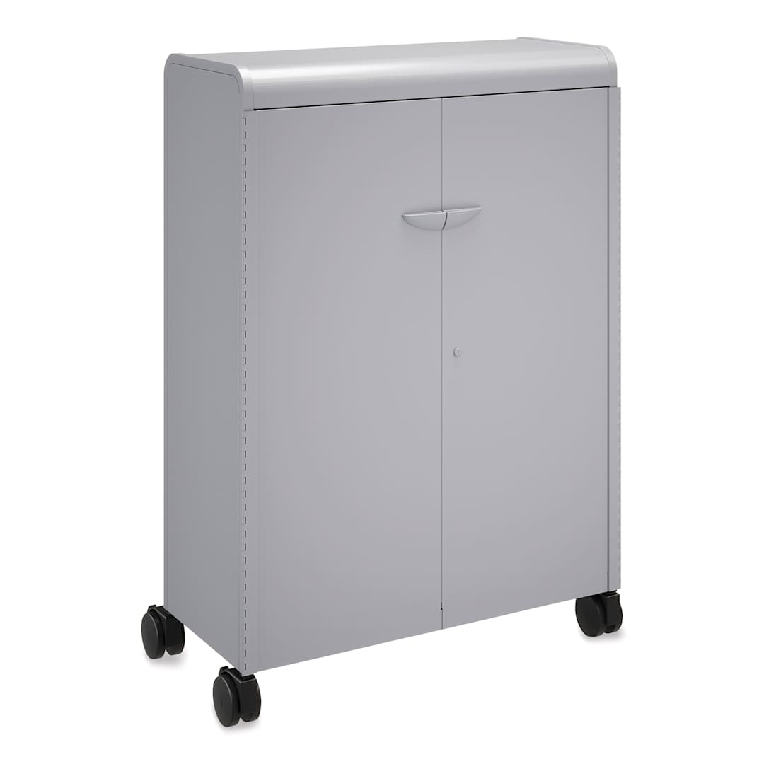 Open in modal - Smith System Cascade Mega-Tower Tote Tray Storage Unit with doors