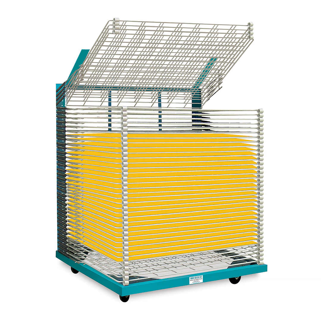 Open in modal - AWT Rack-It Drying Rack - 30" x 46", 40 Shelves