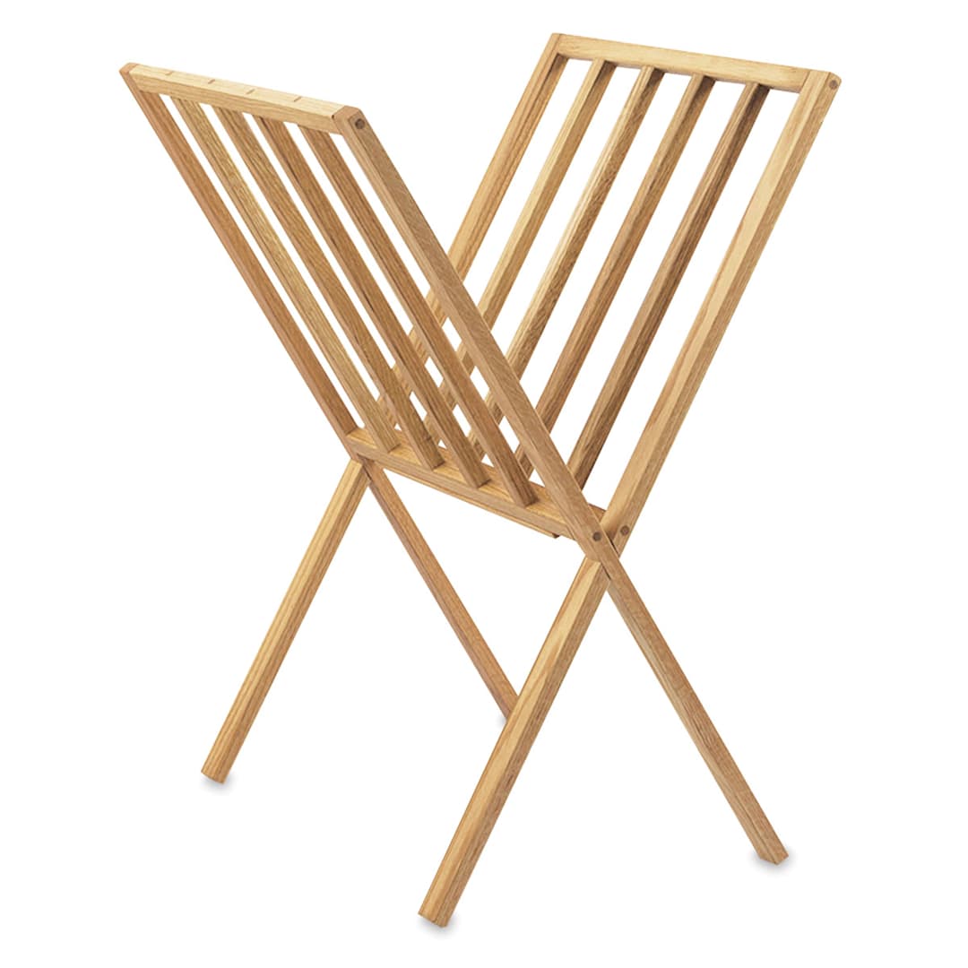 Open in modal - Best Galestio Print Racks - Side view of single open Rack
