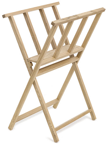 Open in modal - Blick Print Rack - Angled view of Small rack open 