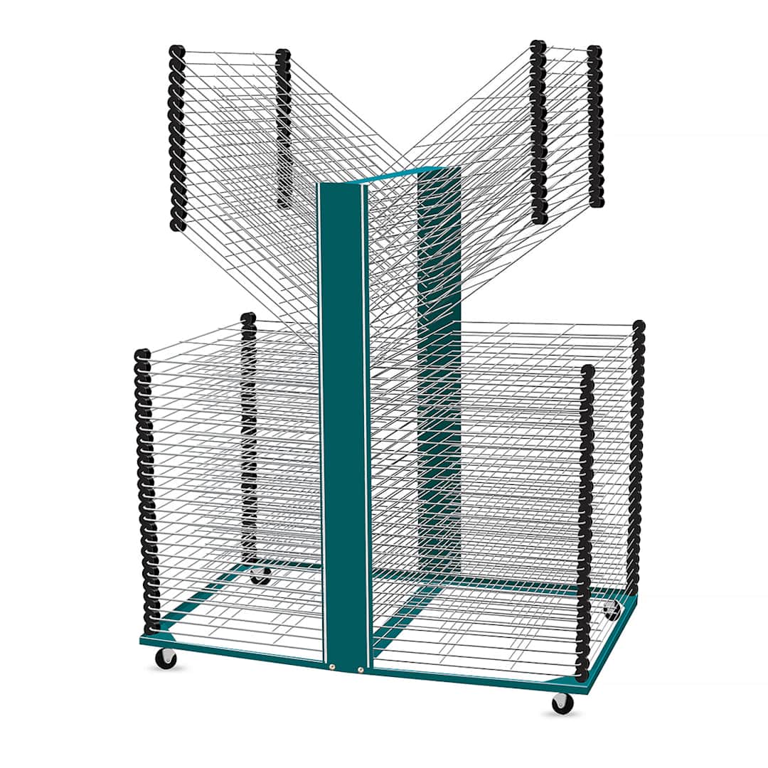 Open in modal - AWT Saturn Tensor-18 Drying Rack - 100 Shelf Rack, 18" x 24"