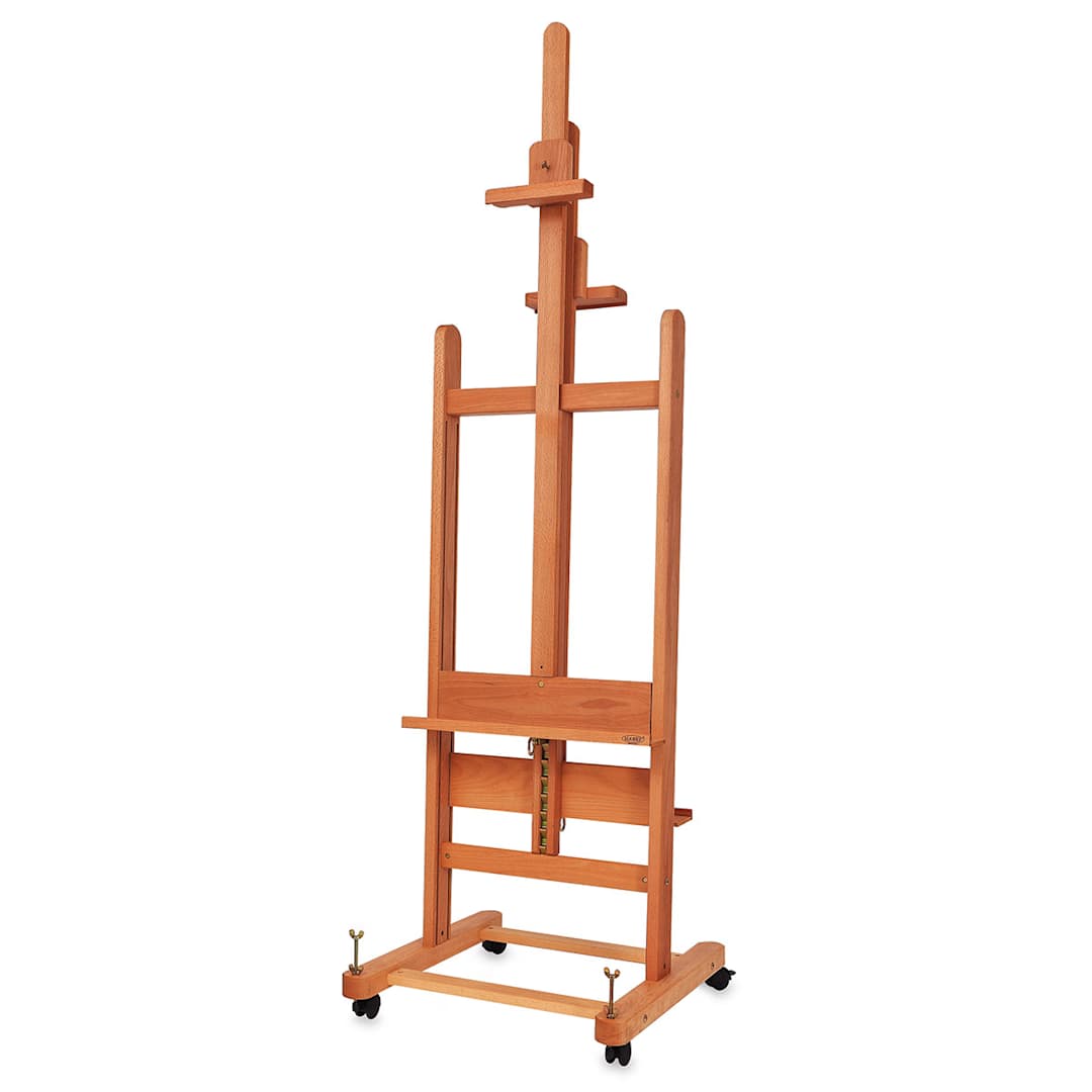 Open in modal - Mabef Double-Sided Studio Easel - Right angled view
