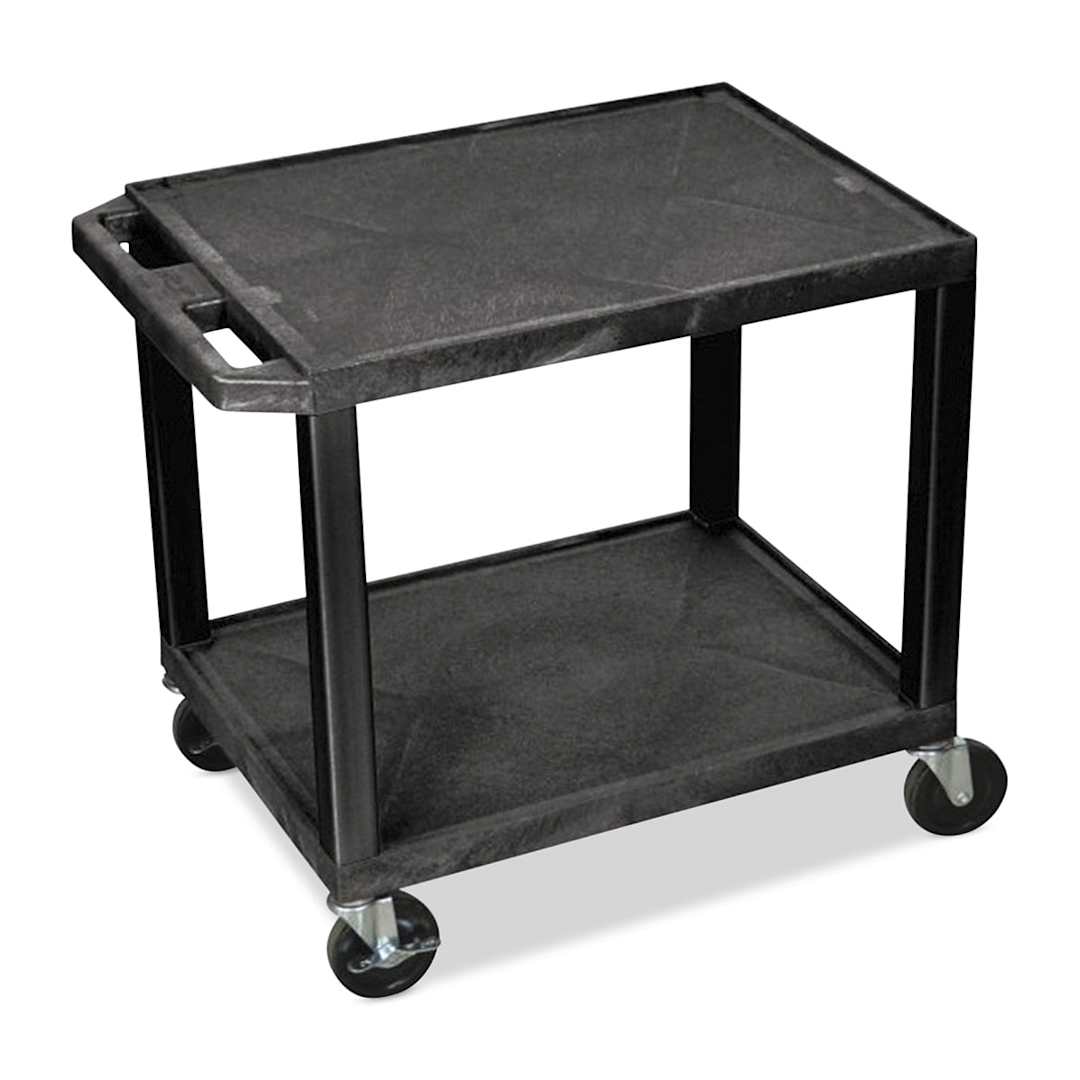 Open in modal - Tuffy Multi-Purpose Art Cart - 26", Black, 2 Shelf