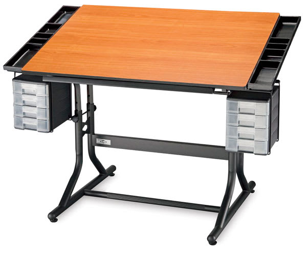 Open in modal - Black Base w/ Cherry Woodgrain Top