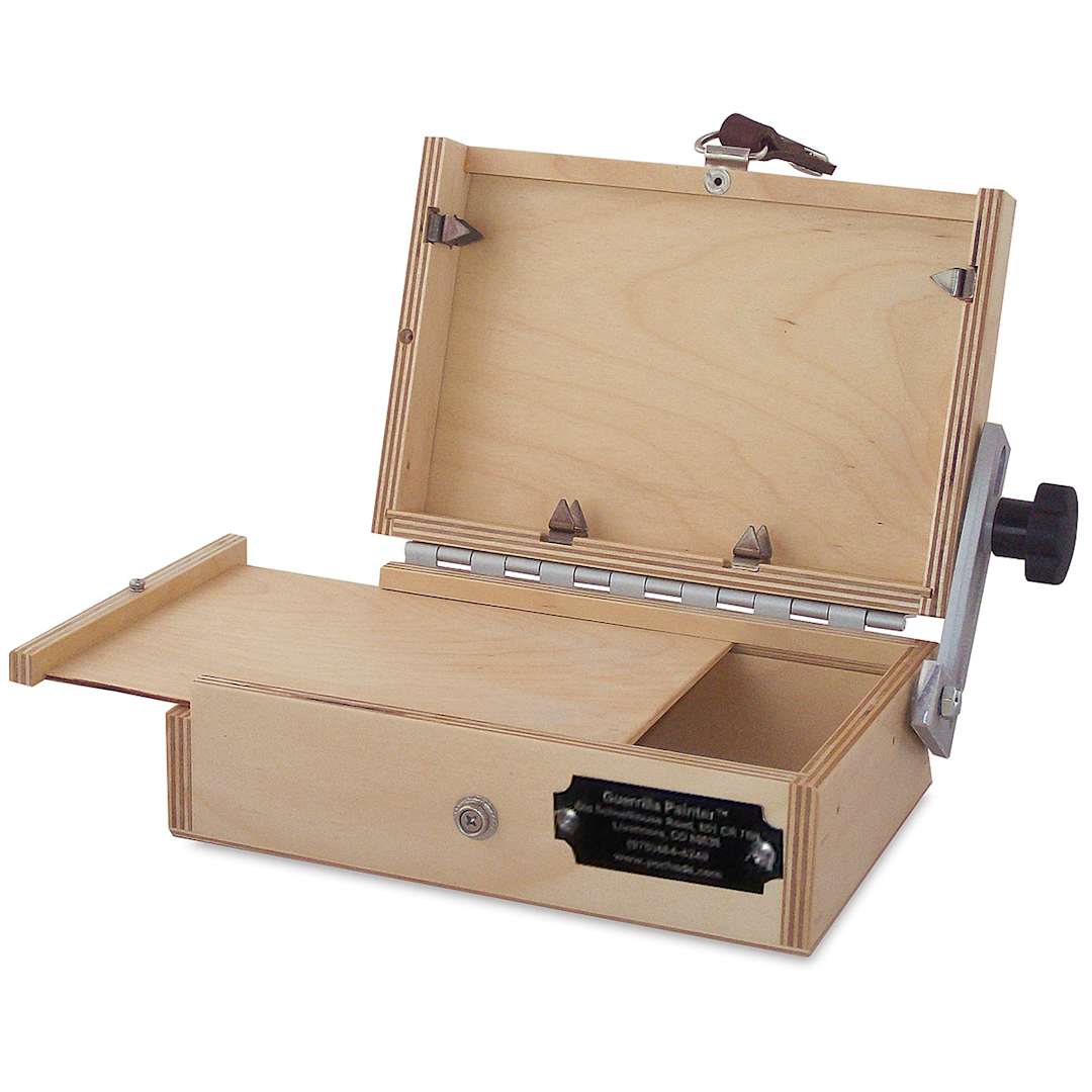 Open in modal - Guerrilla Painter Pocket Box (Lid open)