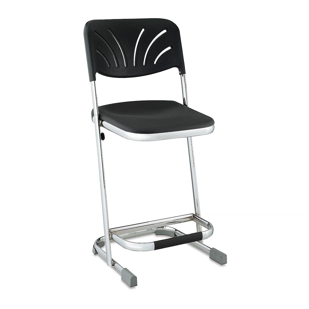 Open in modal - National Public Seating Elephant 22" Z-Stool with Backrest
