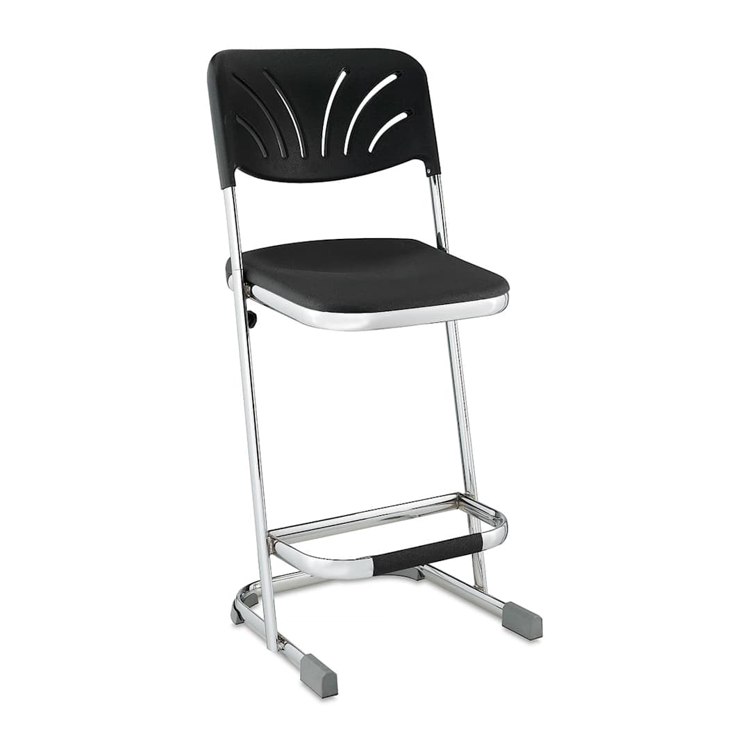 Open in modal - National Public Seating Elephant 24" Z-Stool with Backrest