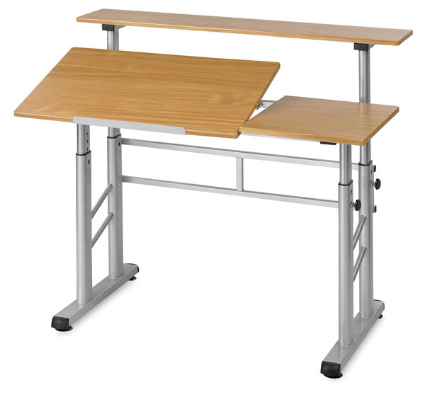 Open in modal - Safco Split-Level Drafting Table - Angled view of Drafting Table