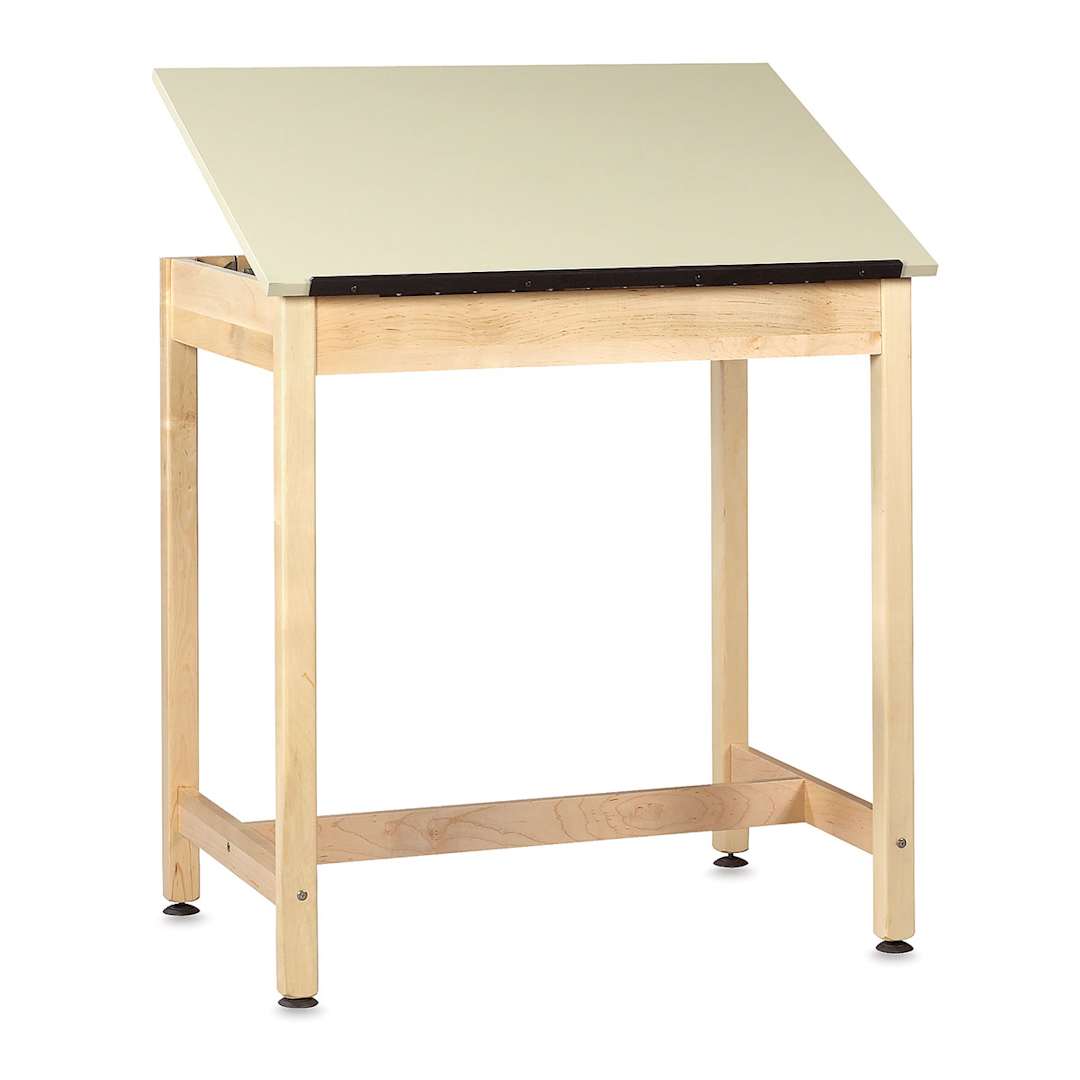 Open in modal - Diversified Spaces Drawing 36"H Table - 1 Piece Top, without Drawer 