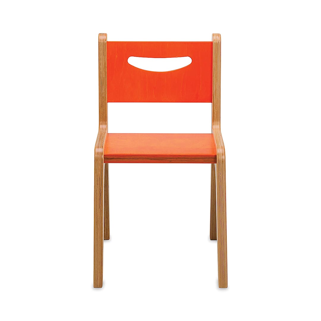 Open in modal - Whitney Brothers Plus Chair - Orange, 14"