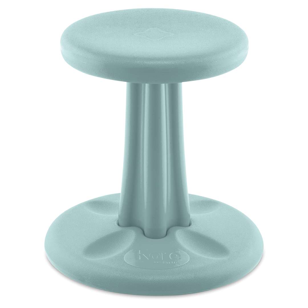 Open in modal - Kore Design Kids Wobble Stool - Teal, 14" Tall - out of packaging