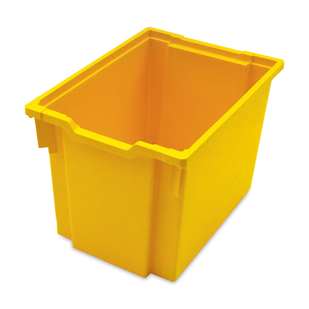 Open in modal - Gratnells Trays and Accessories - Jumbo Trays F3, Pkg of 6, Sunshine Yellow