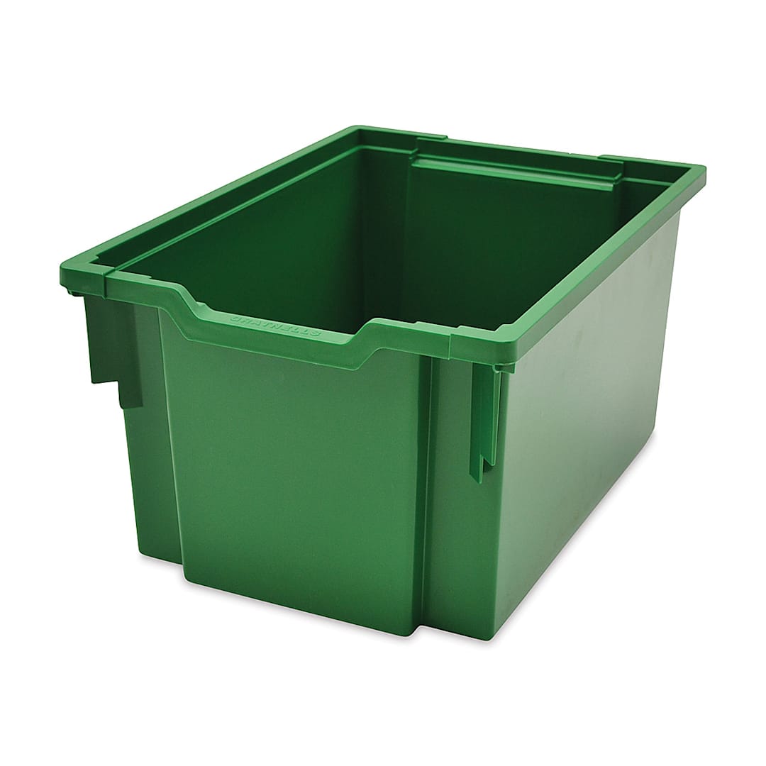 Open in modal - Gratnells Trays and Accessories - Extra Deep Trays F25, Pkg of 6, Grass Green