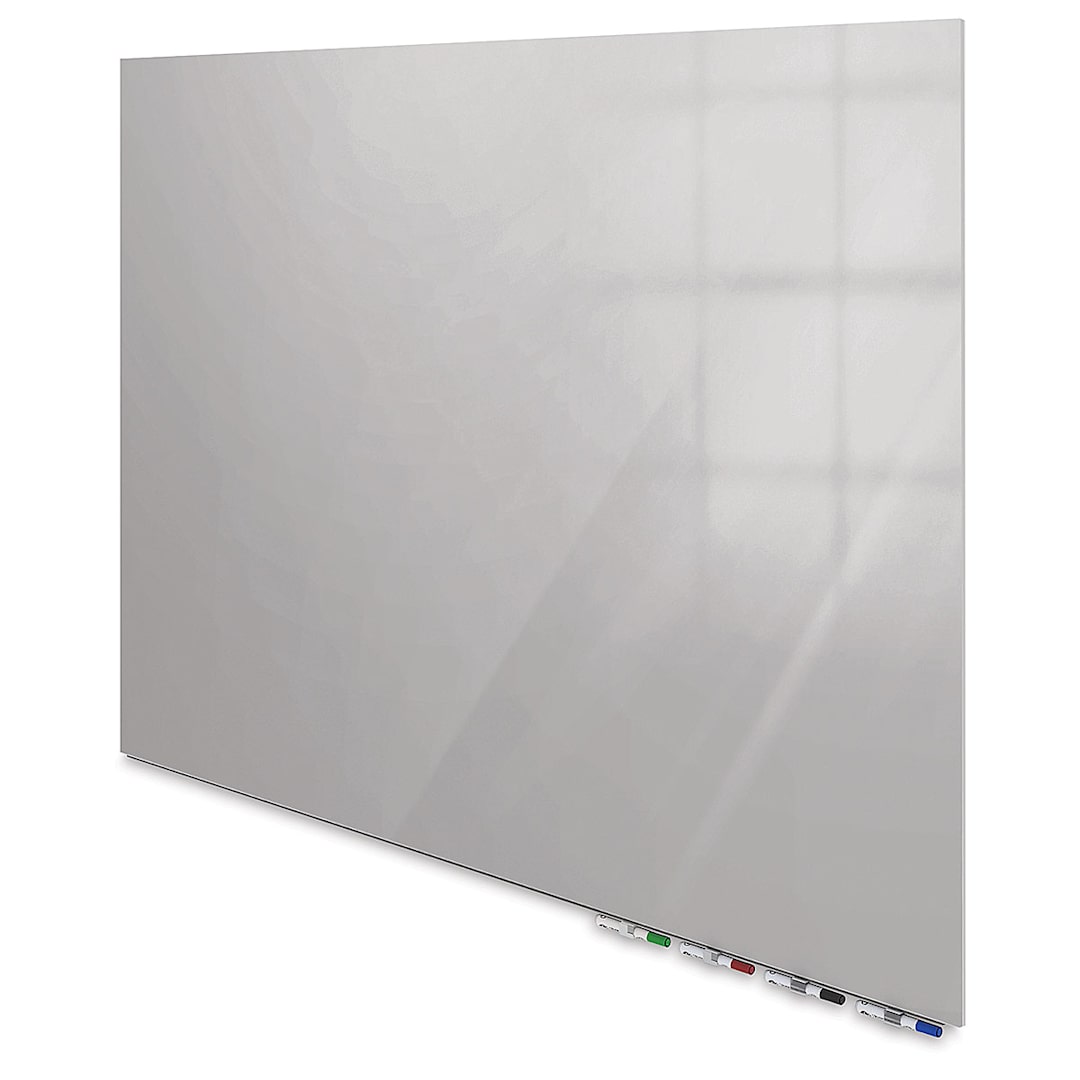 Open in modal - Ghent Aria Magnetic Glassboard - 3 ft x 4 ft, Gray