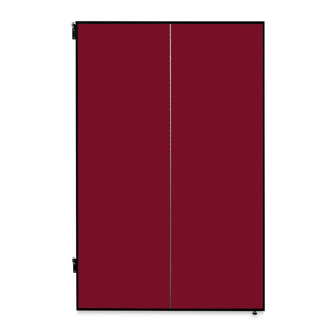 Open in modal - Screenflex Study Carrel - 2 Panel, Red
