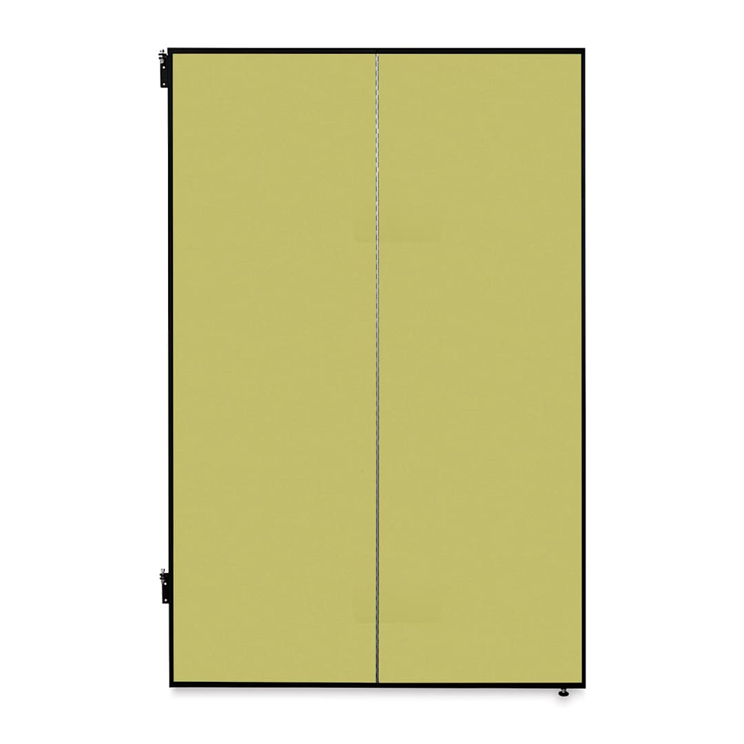 Open in modal - Screenflex Study Carrel - 2 Panel, Yellow